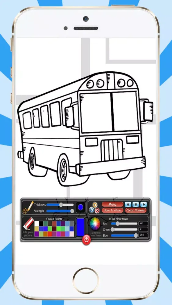 Capturas de tela do 100 Vehicles To Paint