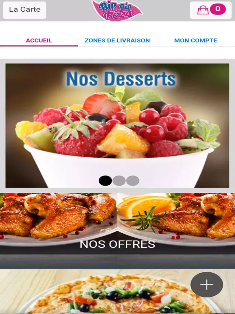 Bip Bip Pizza iPad 应用截图