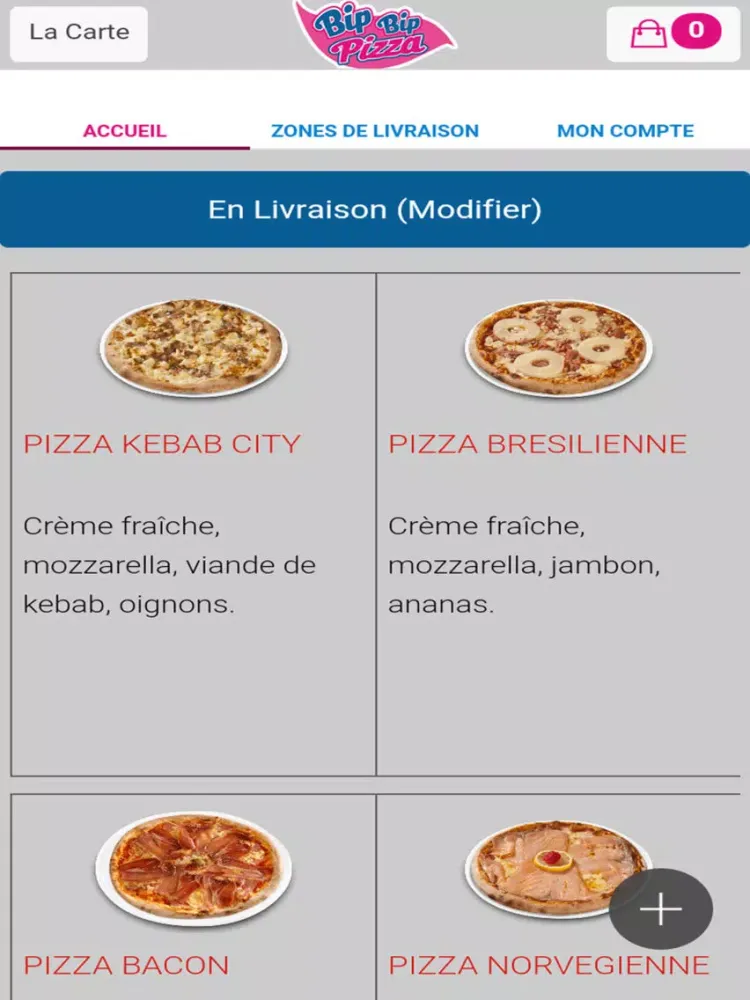 Bip Bip Pizza iPad 应用截图