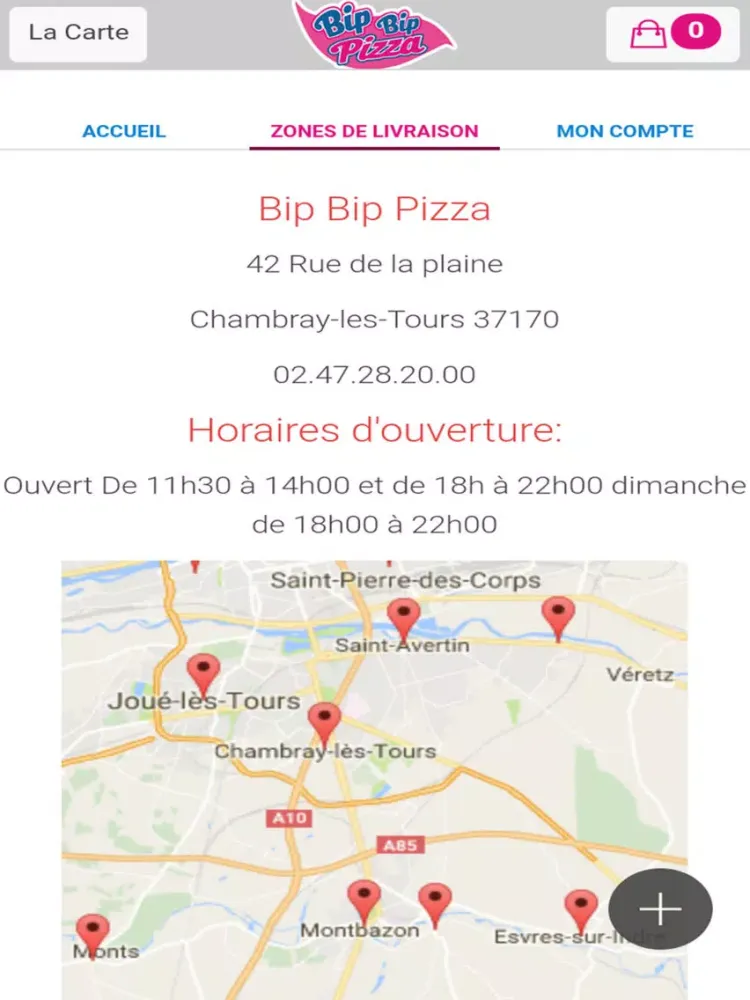 Bip Bip Pizza iPad 应用截图