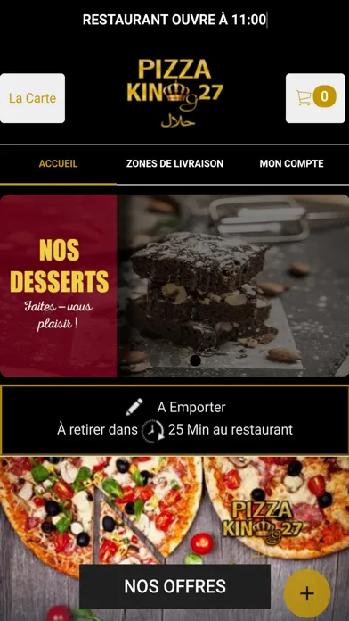 Capturas de tela do Pizza King 27 Vernon