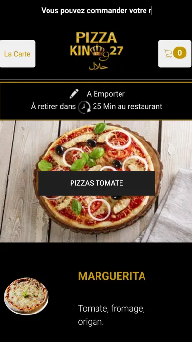 Capturas de tela do Pizza King 27 Vernon