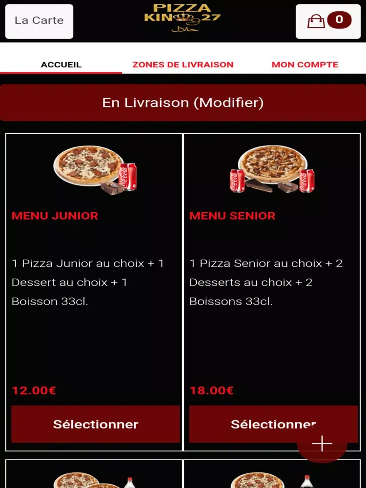 Pizza King 27 Vernon iPad  स्क्रीनशॉट
