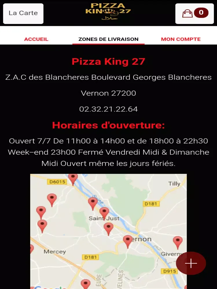 Pizza King 27 Vernon iPad  स्क्रीनशॉट