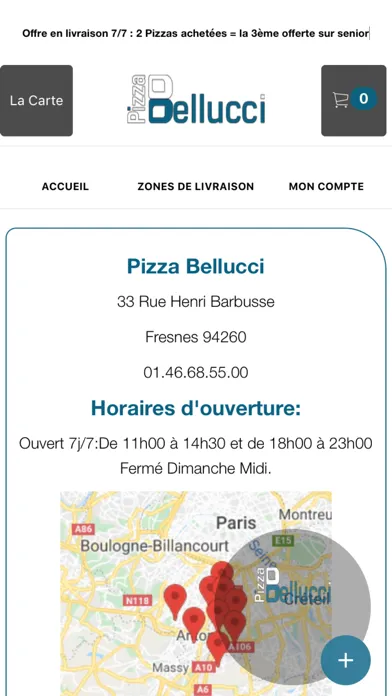 Pizza Bellucci スクリーンショット