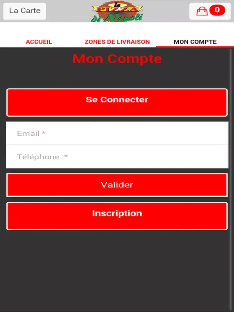 Pizza di Napoli Melun iPad  स्क्रीनशॉट