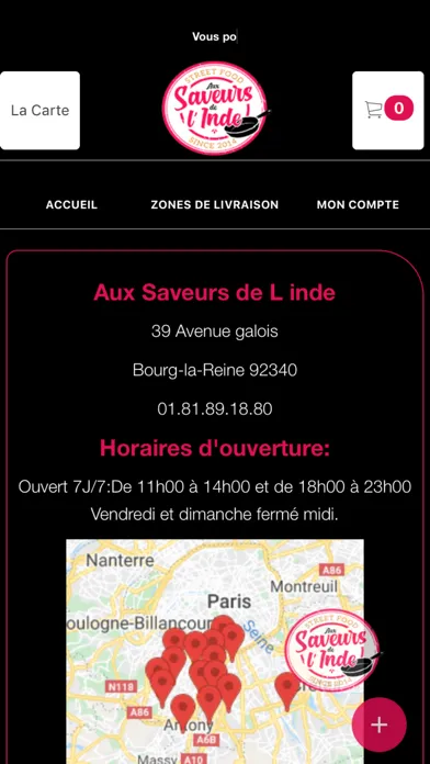 Tangkapan layar Aux Saveurs de Linde