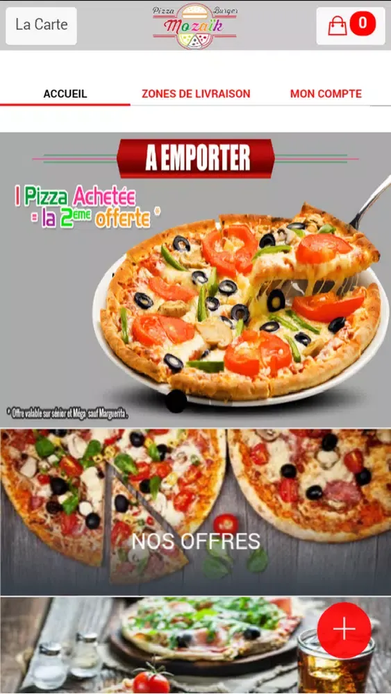 Tangkapan layar Mozaik Pizza