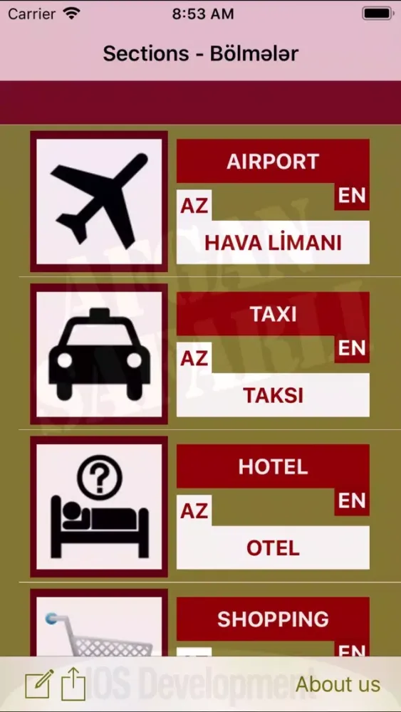 Capturas de pantalla de English - Azeri Speaking