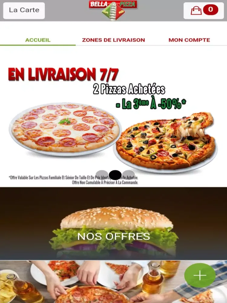 Bella Pizza Dunkerque iPad  سکرین شاٹس