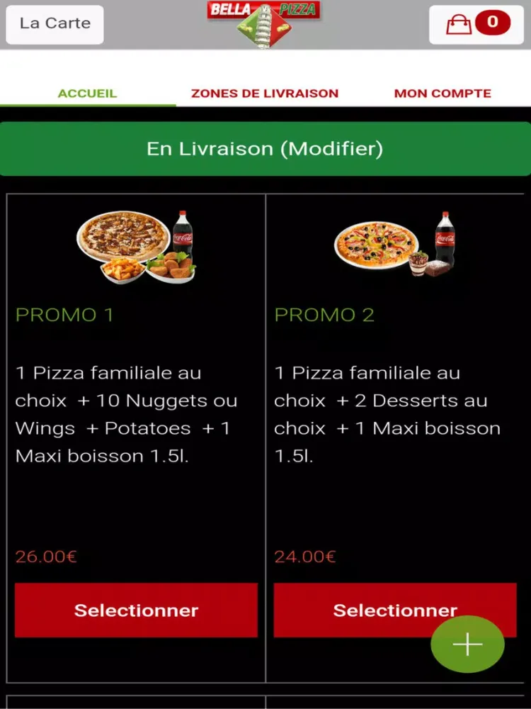 Bella Pizza Dunkerque iPad  سکرین شاٹس