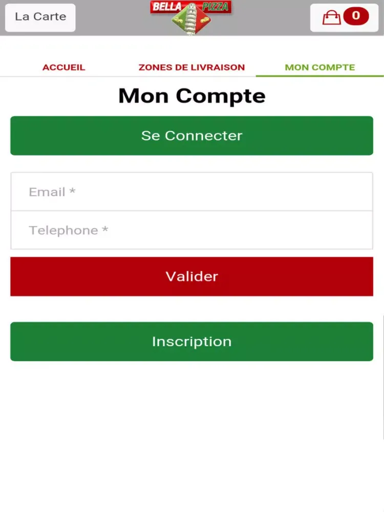 Bella Pizza Dunkerque iPad  سکرین شاٹس