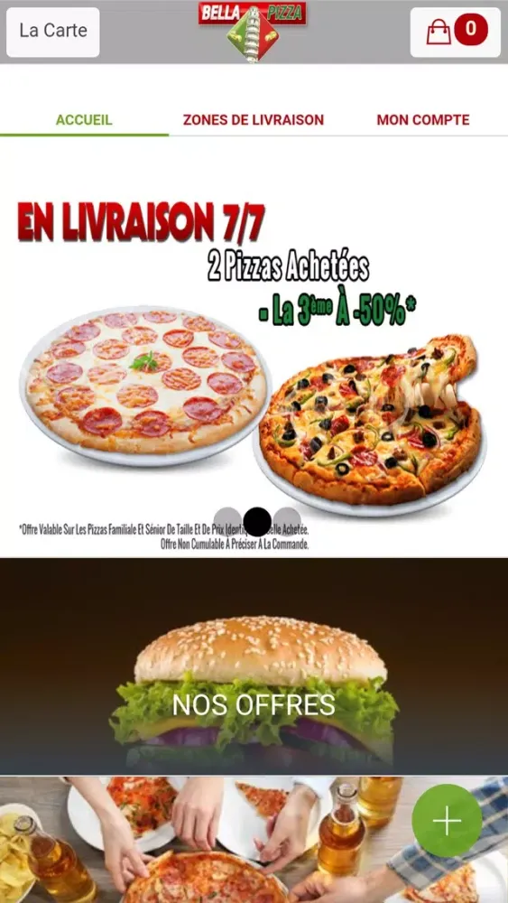 Bella Pizza Dunkerque سکرین شاٹس