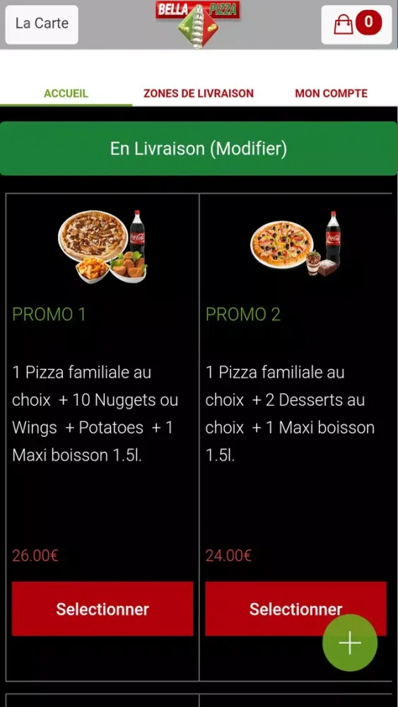 Bella Pizza Dunkerque سکرین شاٹس