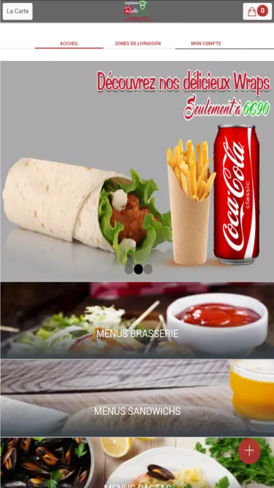 Zrzuty ekranu Express Resto