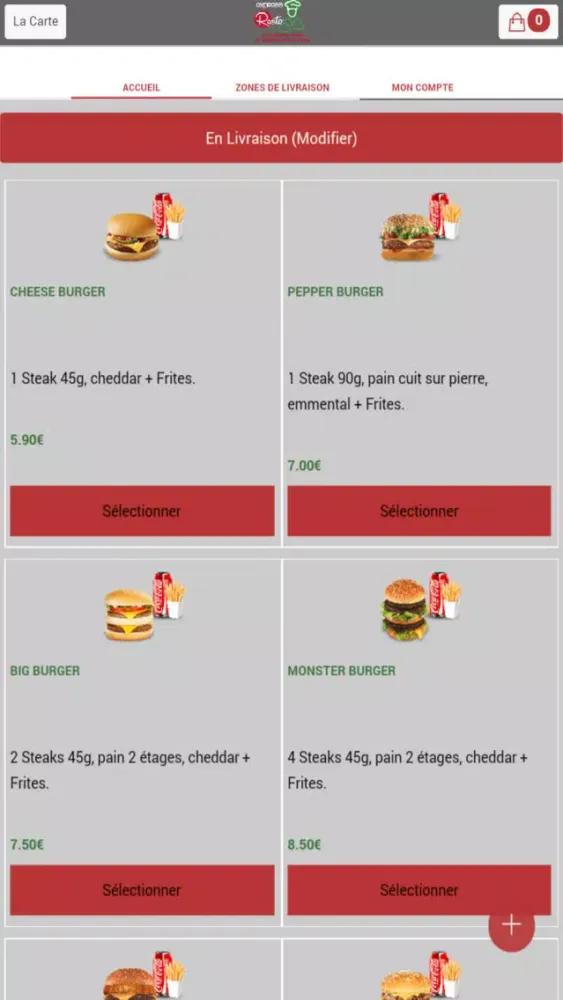 Zrzuty ekranu Express Resto