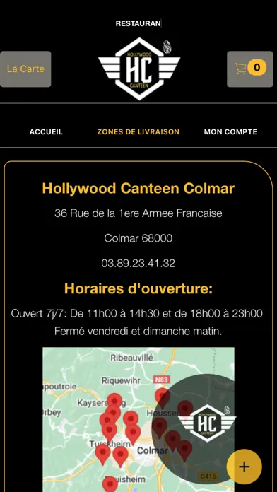 Ảnh chụp màn hình của Hollywood Canteen Colmar