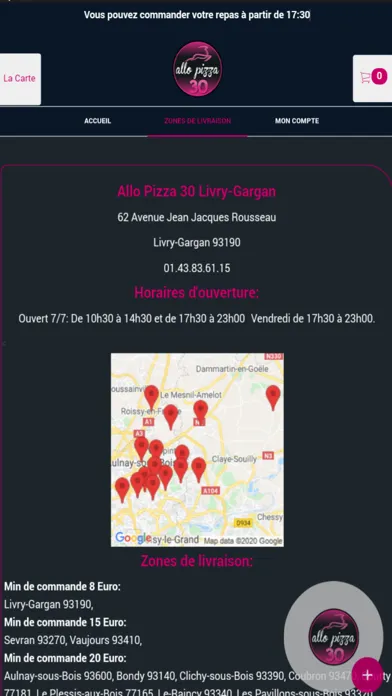 ภาพหน้าจอของ Allo Pizza 30 LivryGargan