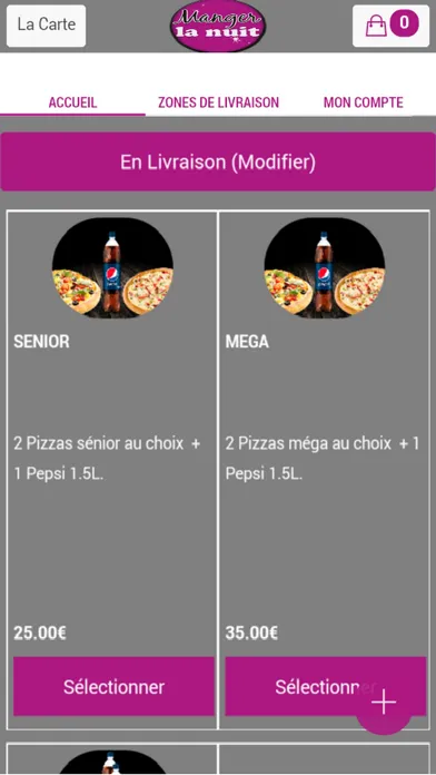 Tangkapan layar Manger la Nuit Caen