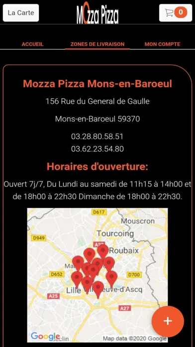 ภาพหน้าจอของ Mozza Pizza