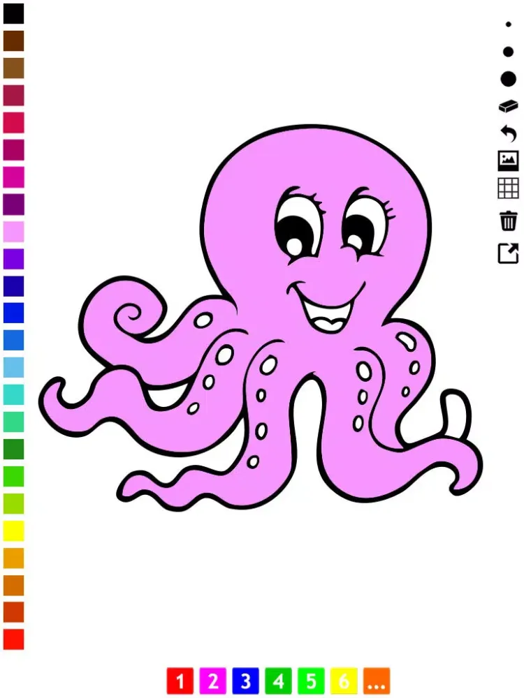 Zrzuty ekranu A Fish Coloring Book for Toddlers: Color Animals Under Water iPad 