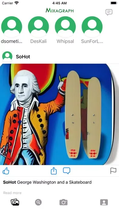 Скриншоты Mixagraph AI Social Images