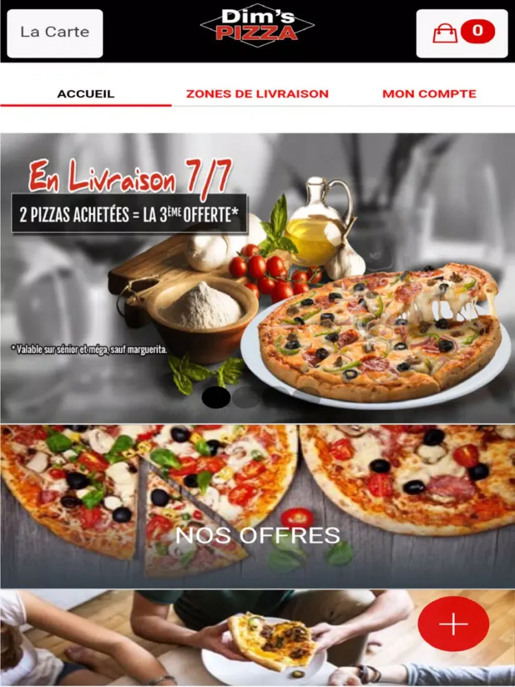 Dim's Pizza iPad  سکرین شاٹس