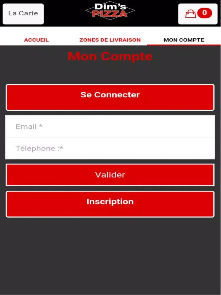 Dim's Pizza iPad  سکرین شاٹس