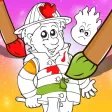 A Firefighter Coloring Book for Children: Learn to Color Firemen and Eqipment A Firefighter Coloring Book for Children: Learn to Color Firemen and Eqipment