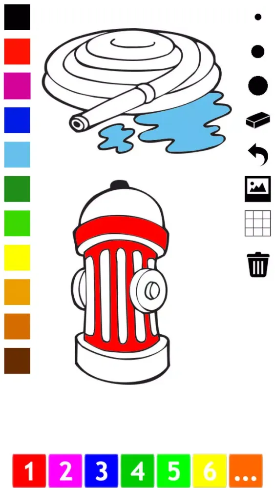 A Firefighter Coloring Book for Children: Learn to Color Firemen and Eqipment 스크린샷