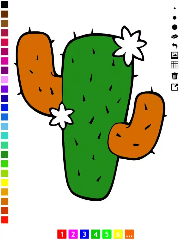 Capturas de pantalla de A Coloring Book of the Desert for Children: Learn to Draw and Paint iPad 