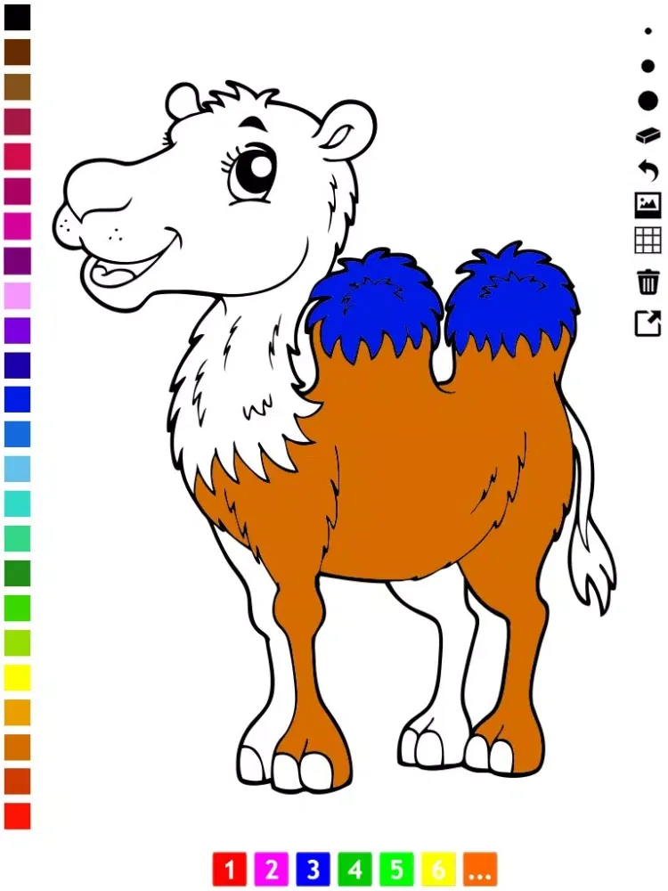 Capturas de pantalla de A Coloring Book of the Desert for Children: Learn to Draw and Paint iPad 