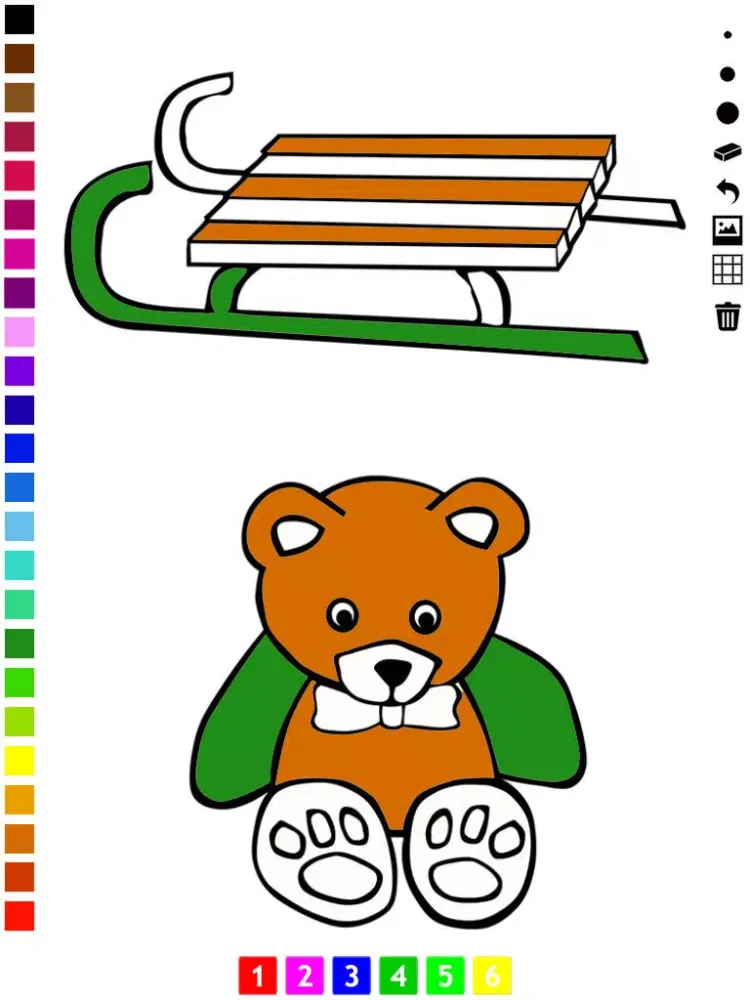 A Coloring Book of Toys for Children: Learn to color your kindergarten toy iPad  스크린샷
