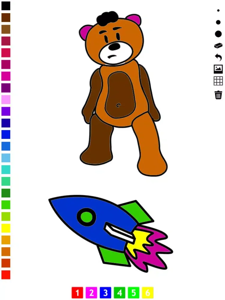 A Coloring Book of Toys for Children: Learn to color your kindergarten toy iPad  스크린샷
