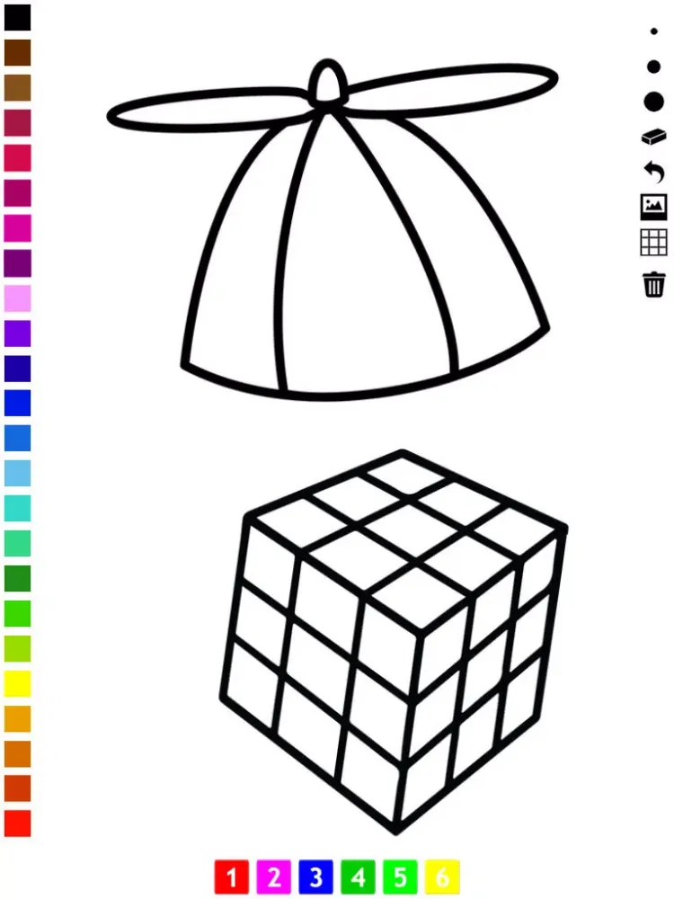 A Coloring Book of Toys for Children: Learn to color your kindergarten toy iPad  스크린샷