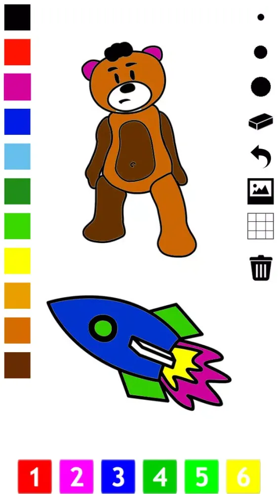 A Coloring Book of Toys for Children: Learn to color your kindergarten toy 스크린샷