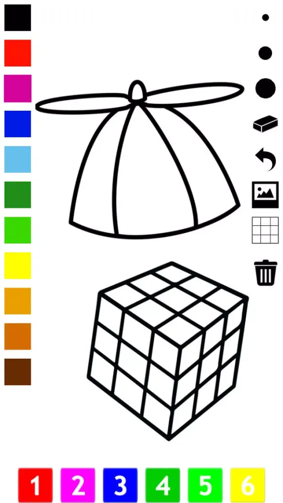A Coloring Book of Toys for Children: Learn to color your kindergarten toy 스크린샷