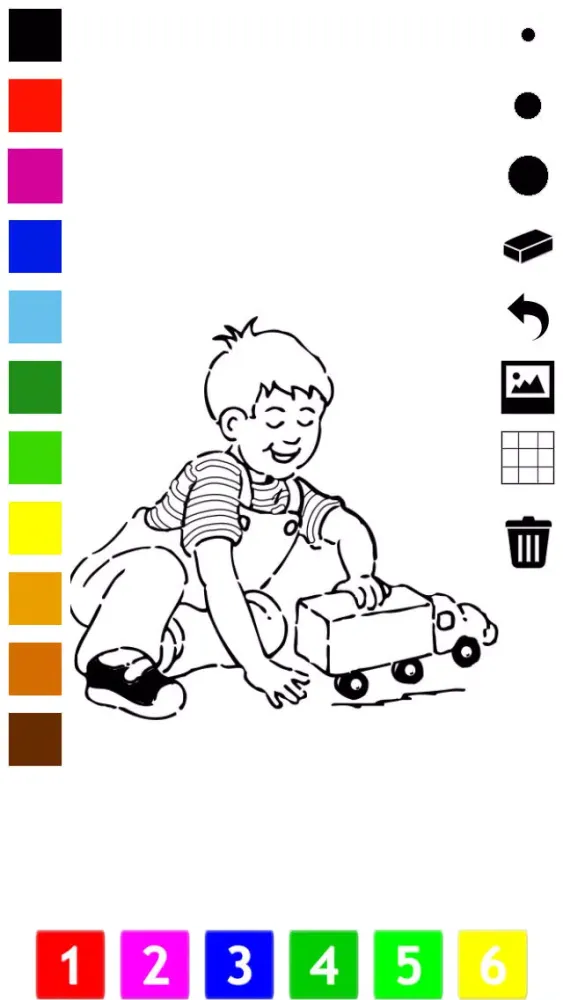 A Coloring Book of Toys for Children: Learn to color your kindergarten toy 스크린샷