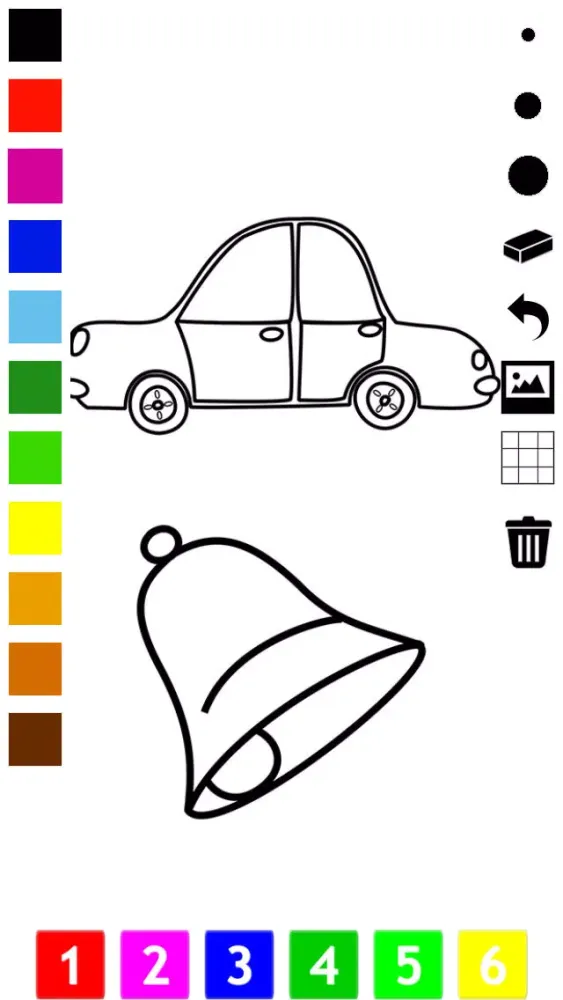 A Coloring Book of Toys for Children: Learn to color your kindergarten toy 스크린샷