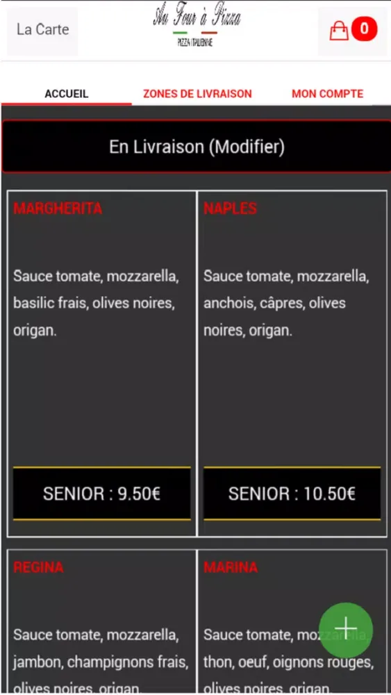 Capturas de pantalla de Au Four a pizza