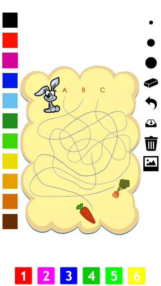 تصاویر A Labyrinth Coloring Book & Learning Game for Toddlers: Cool Animals Maze