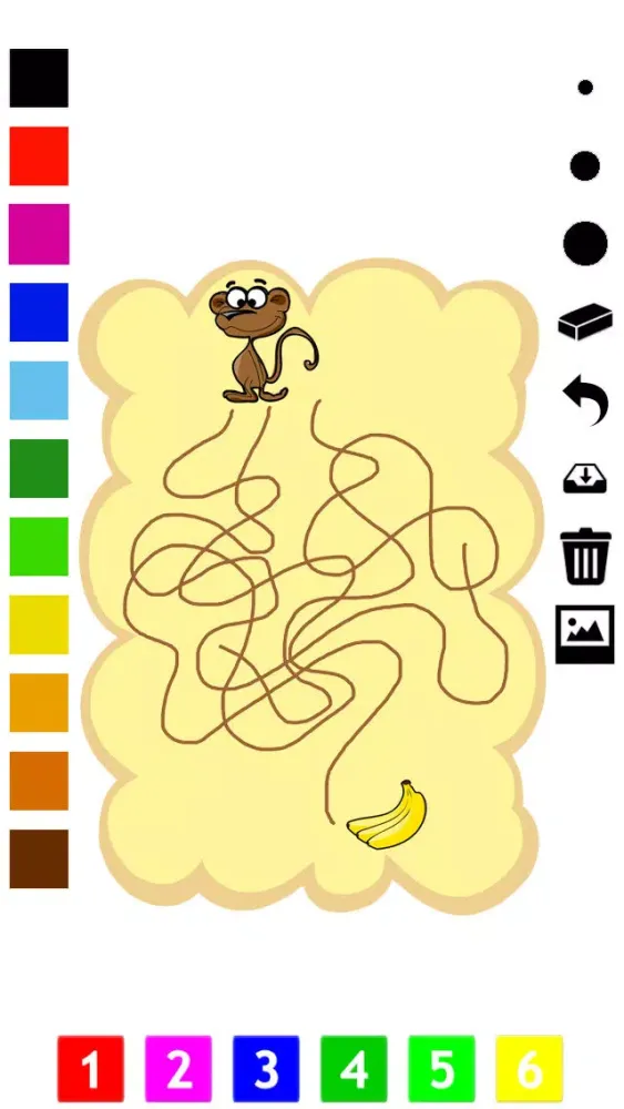 تصاویر A Labyrinth Coloring Book & Learning Game for Toddlers: Cool Animals Maze