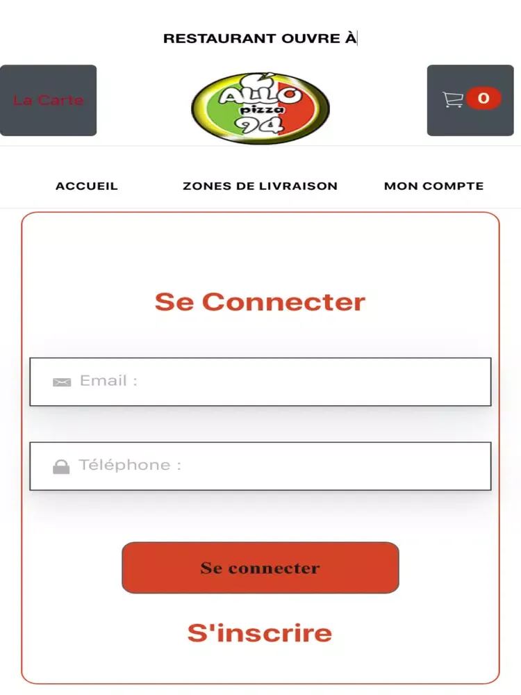ภาพหน้าจอของ Allo Pizza Creteil 94 iPad 