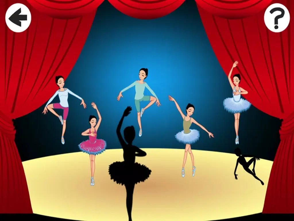 Captures d'écran de Arabesque: Shadow Game for Children to Learn and Play with Ballerina iPad 