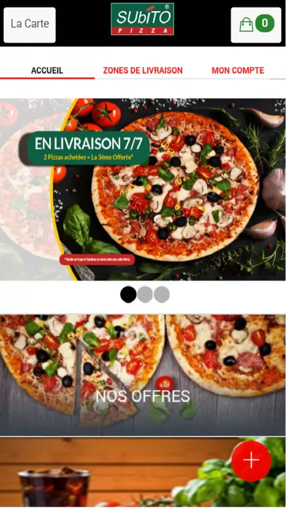 Capturas de tela do Pizza Subito Ivry