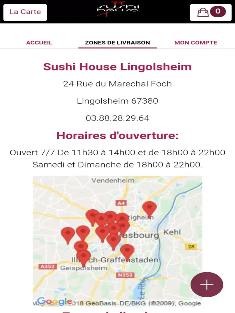 Sushi House Lingolsheim iPad  স্ক্রিনশট