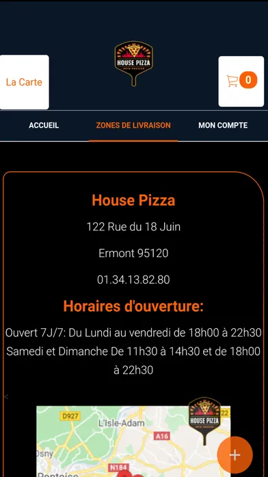 House Pizza Ermont स्क्रीनशॉट