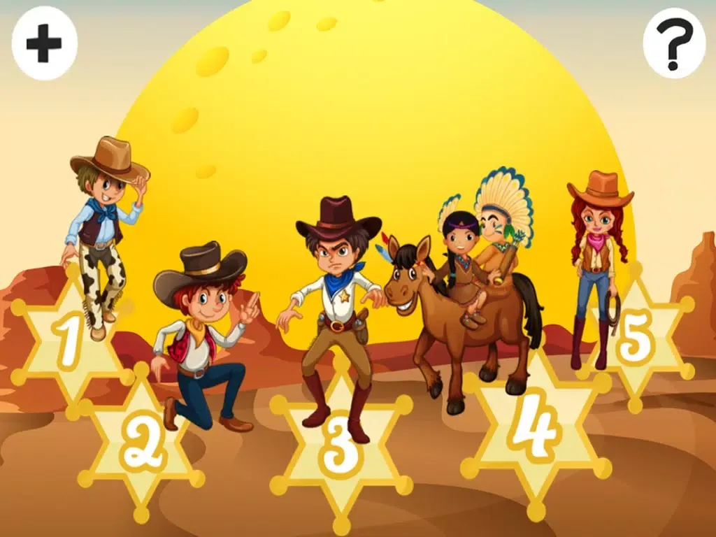 Скриншоты A Cowboys Shadow Game to Learn and Play for Children iPad 