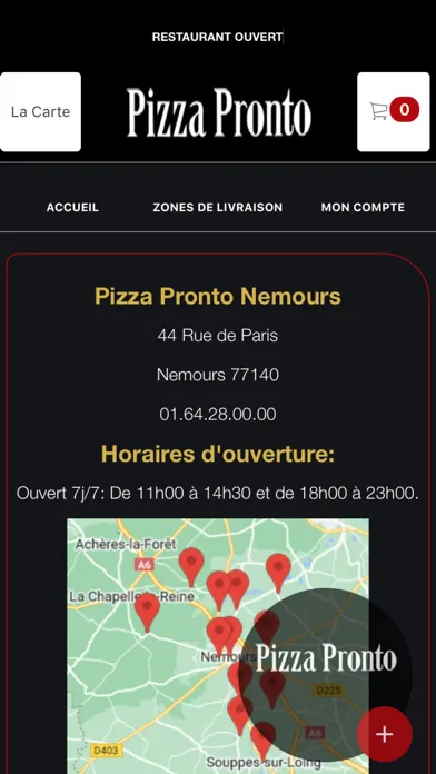 Capturas de pantalla de Pizza Pronto Nemours