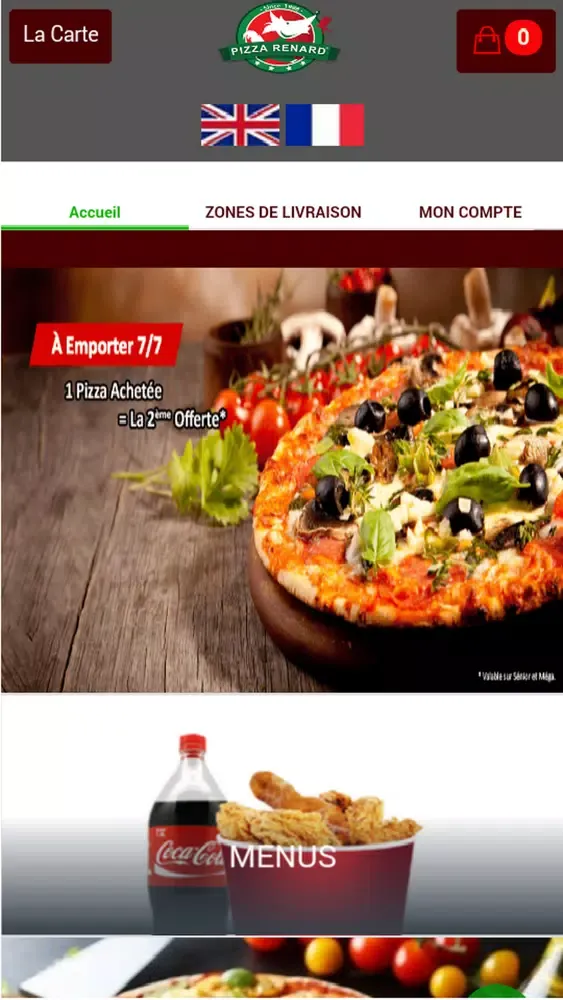 Capturas de tela do Pizza Renard Koenigshoffen